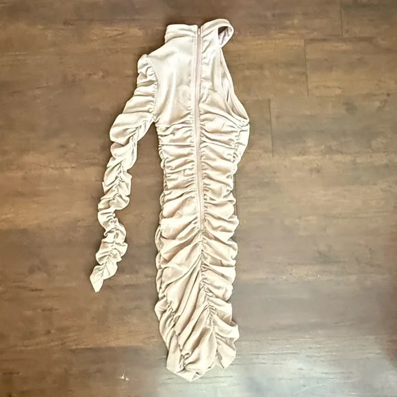 Dollhouse One Shoulder Ruched Dress - Picture 2 of 4